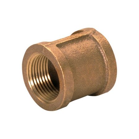 ANDERSON METALS Coupling Brass 1/2Fpt 738103-08